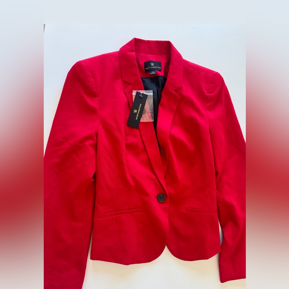 Red blazer